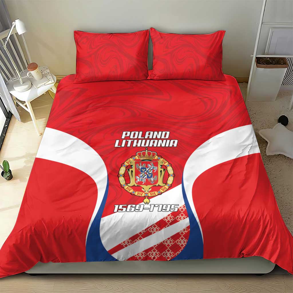 Poland-Lithuania Bedding Set Heraldic Eagle and Vytis Historical