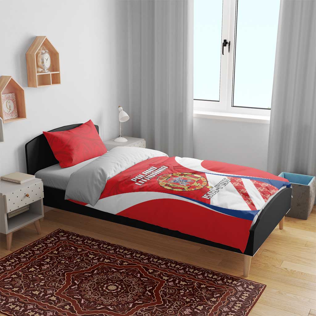 Poland-Lithuania Bedding Set Heraldic Eagle and Vytis Historical
