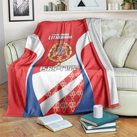 Poland-Lithuania Blanket Heraldic Eagle and Vytis Historical