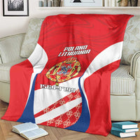 Poland-Lithuania Blanket Heraldic Eagle and Vytis Historical