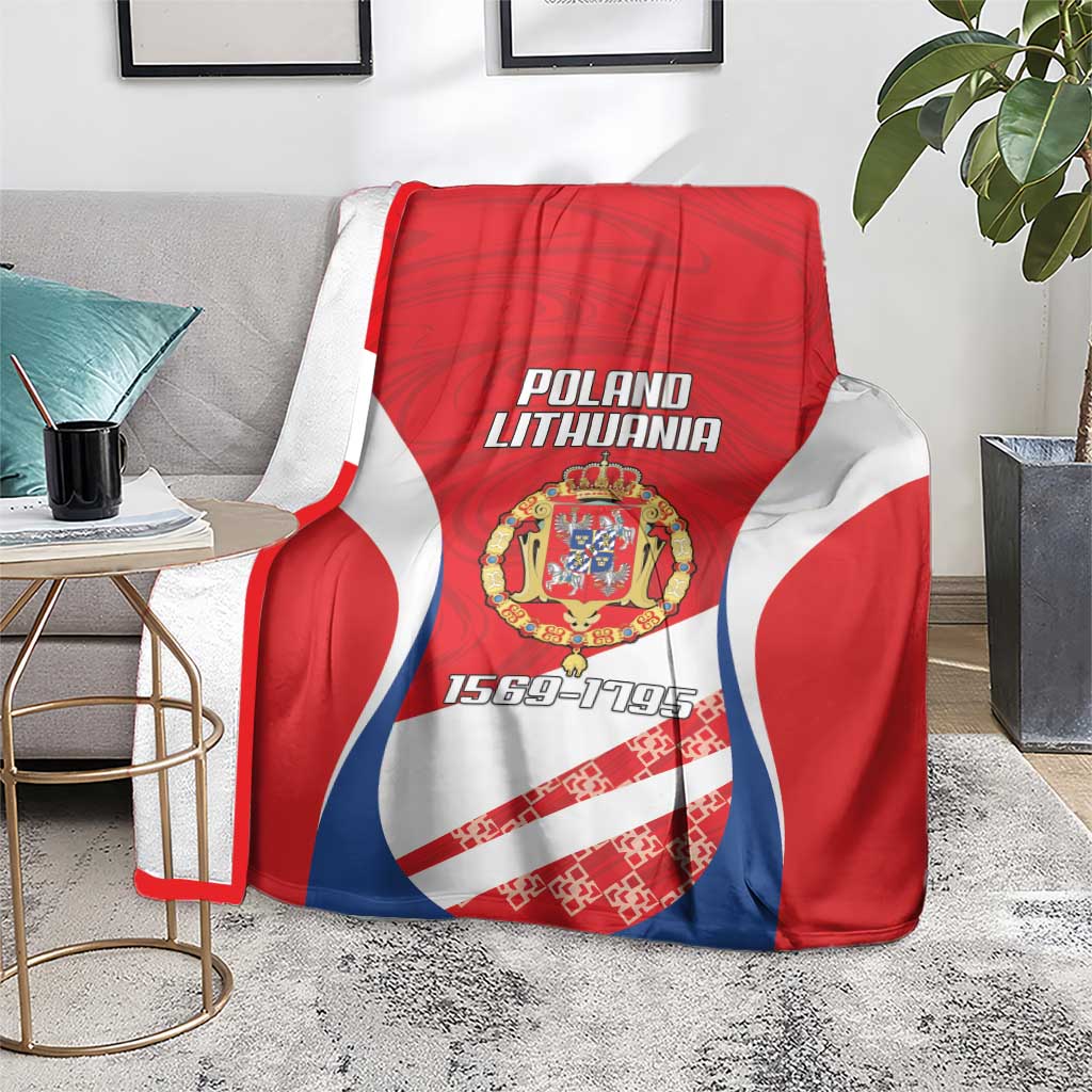 Poland-Lithuania Blanket Heraldic Eagle and Vytis Historical