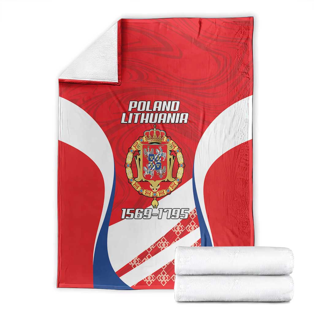 Poland-Lithuania Blanket Heraldic Eagle and Vytis Historical