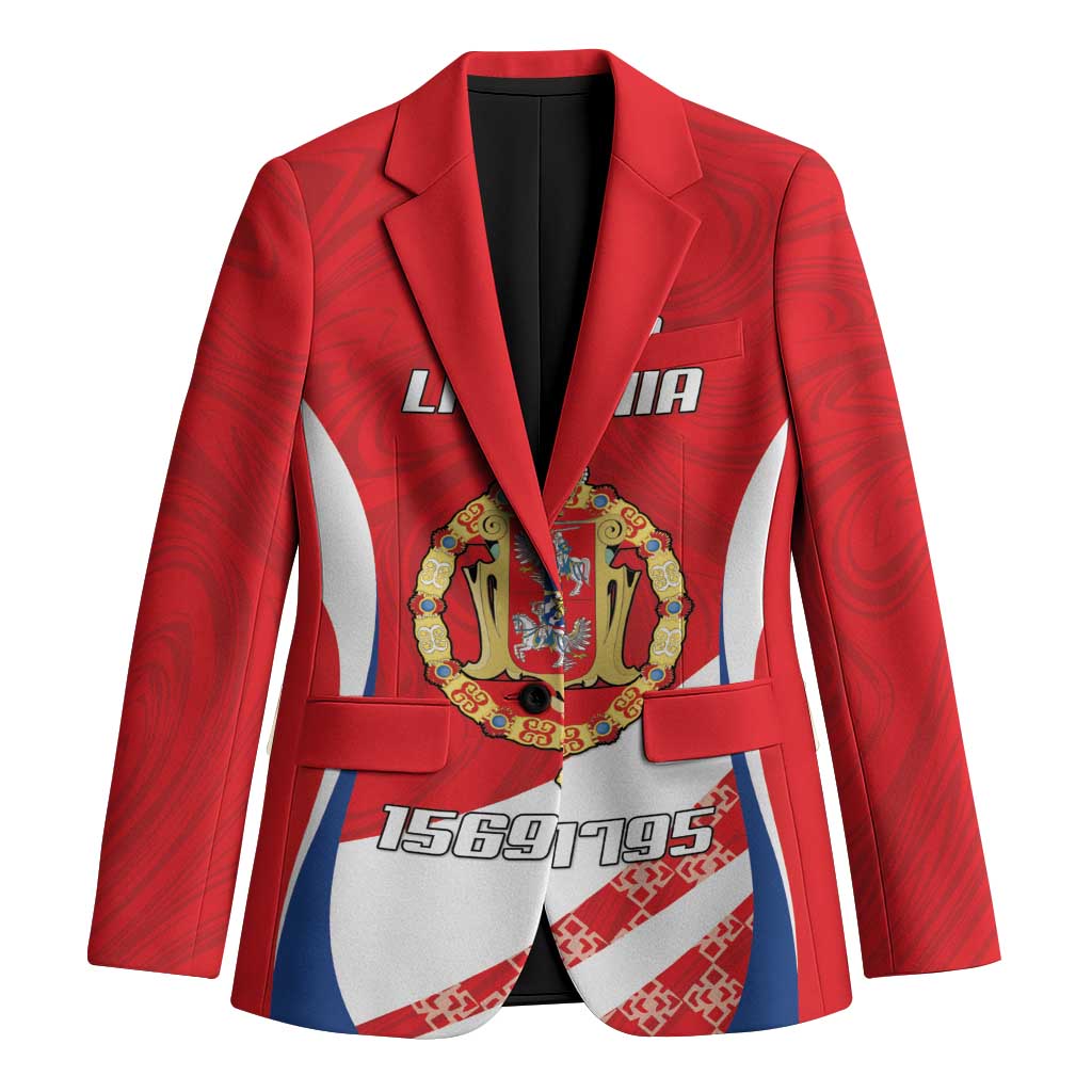 Poland-Lithuania Personalized Blazer Heraldic Eagle and Vytis Historical