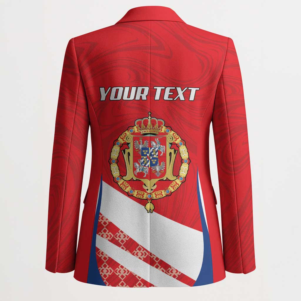 Poland-Lithuania Personalized Blazer Heraldic Eagle and Vytis Historical