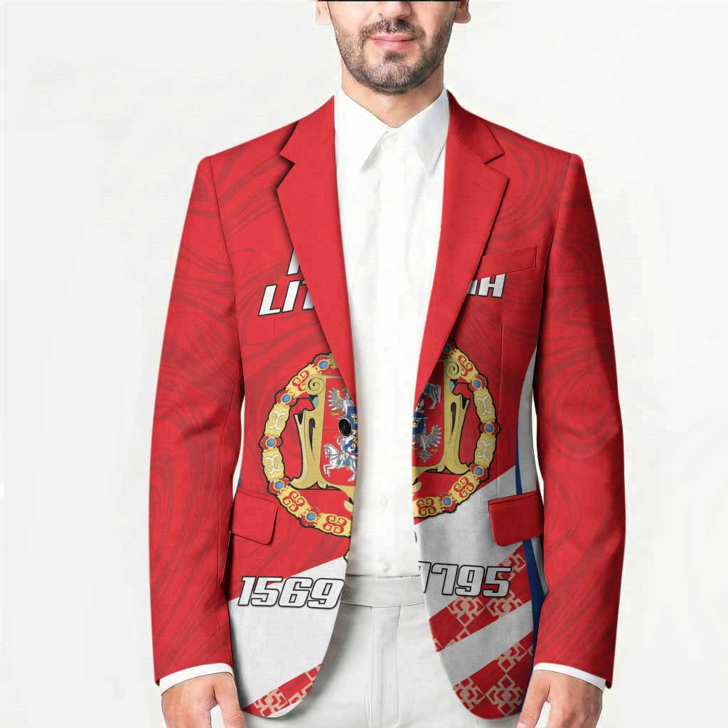 Poland-Lithuania Personalized Blazer Heraldic Eagle and Vytis Historical