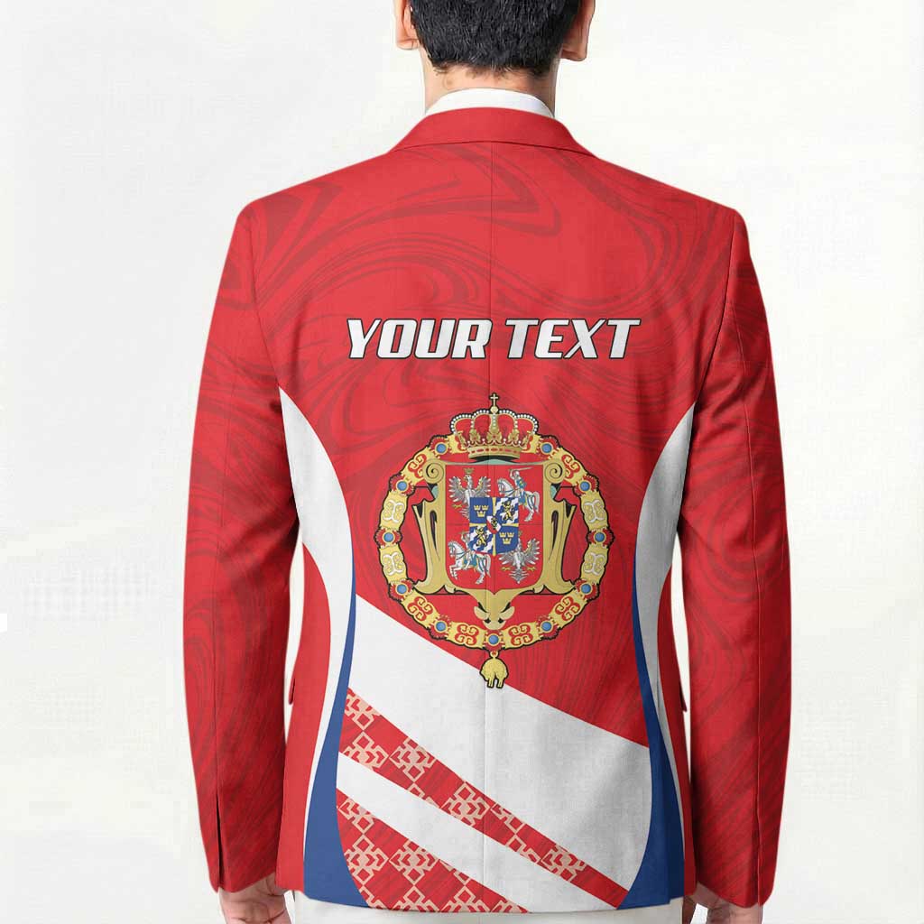 Poland-Lithuania Personalized Blazer Heraldic Eagle and Vytis Historical