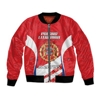 Poland-Lithuania Personalized Bomber Jacket Heraldic Eagle and Vytis Historical