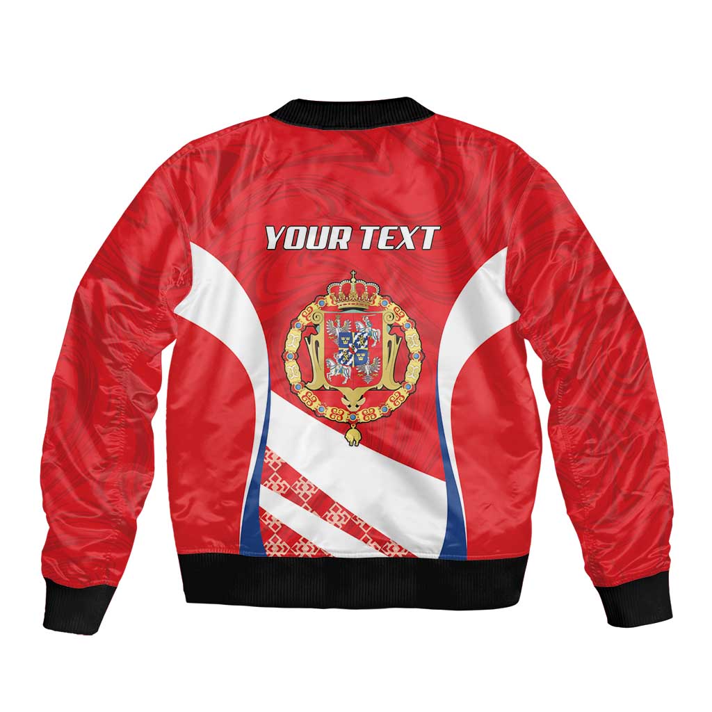 Poland-Lithuania Personalized Bomber Jacket Heraldic Eagle and Vytis Historical