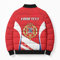Poland-Lithuania Personalized Bomber Puffer Jacket Heraldic Eagle and Vytis Historical