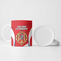 Poland-Lithuania Personalized Ceramic Mug Heraldic Eagle and Vytis Historical