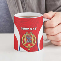 Poland-Lithuania Personalized Ceramic Mug Heraldic Eagle and Vytis Historical
