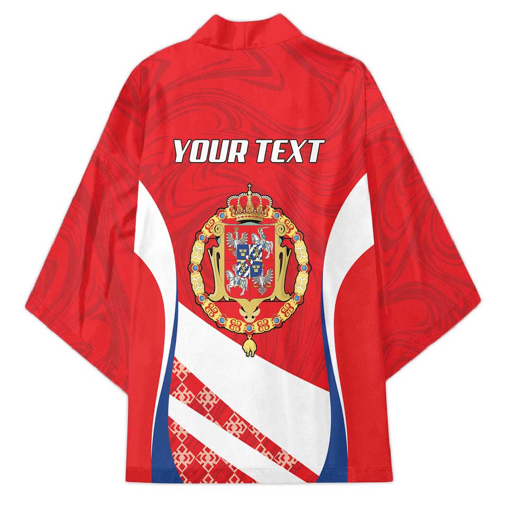 Poland-Lithuania Personalized Kimono Heraldic Eagle and Vytis Historical