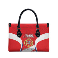 Poland-Lithuania Leather Bag Heraldic Eagle and Vytis Historical