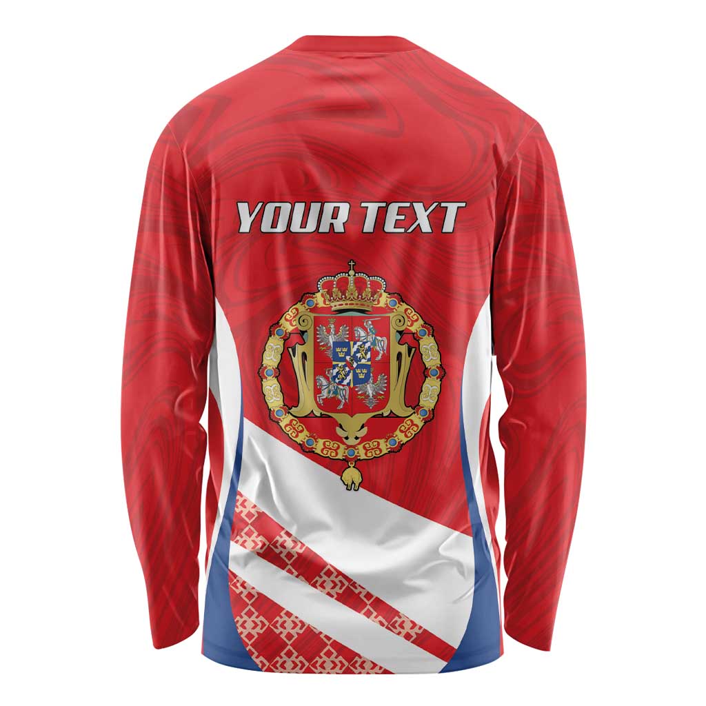 Poland-Lithuania Personalized Long Sleeve Shirt Heraldic Eagle and Vytis Historical