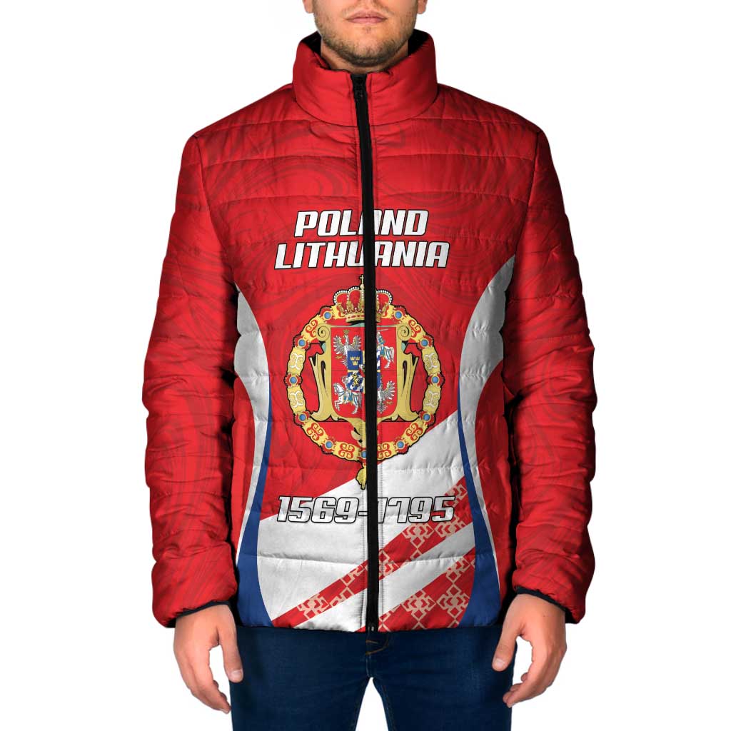 Poland-Lithuania Personalized Padded Jacket Heraldic Eagle and Vytis Historical