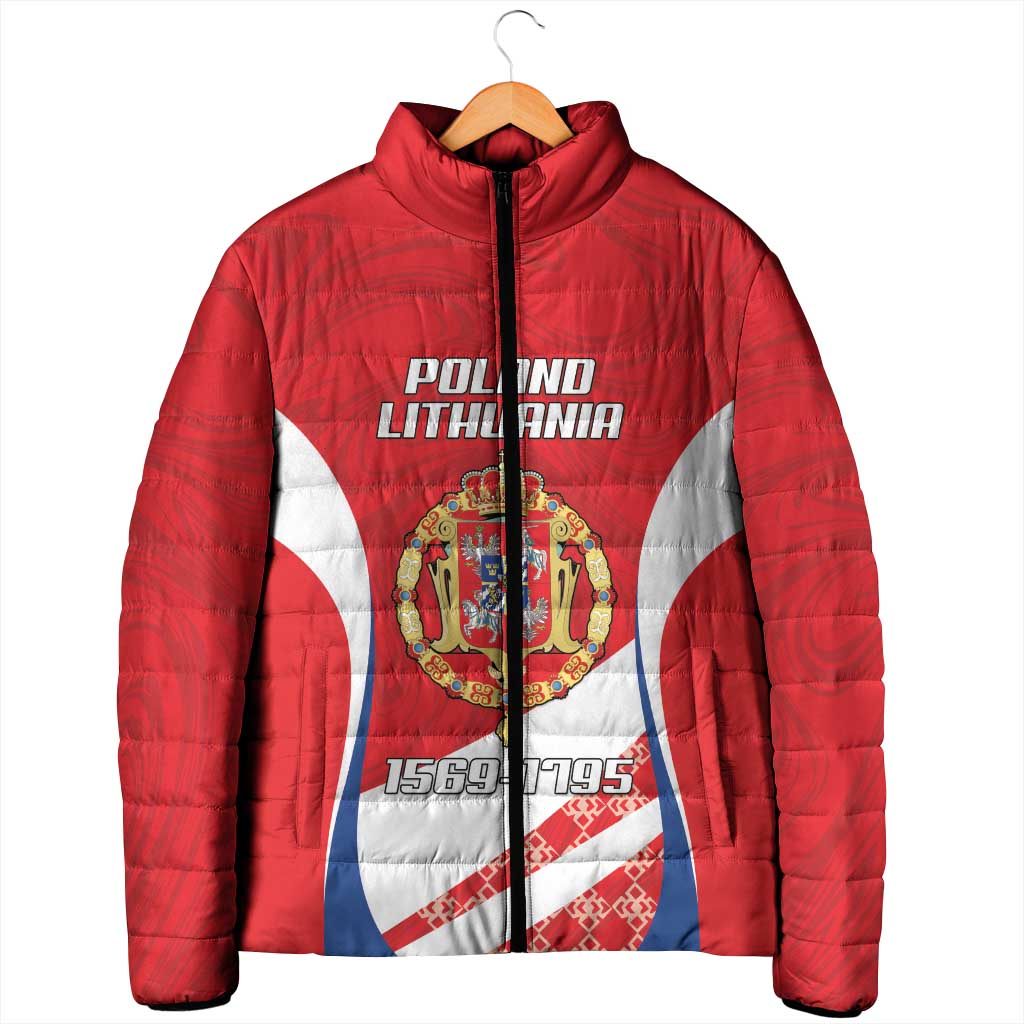 Poland-Lithuania Personalized Padded Jacket Heraldic Eagle and Vytis Historical