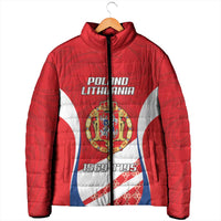 Poland-Lithuania Personalized Padded Jacket Heraldic Eagle and Vytis Historical