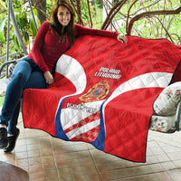 Poland-Lithuania Quilt Heraldic Eagle and Vytis Historical