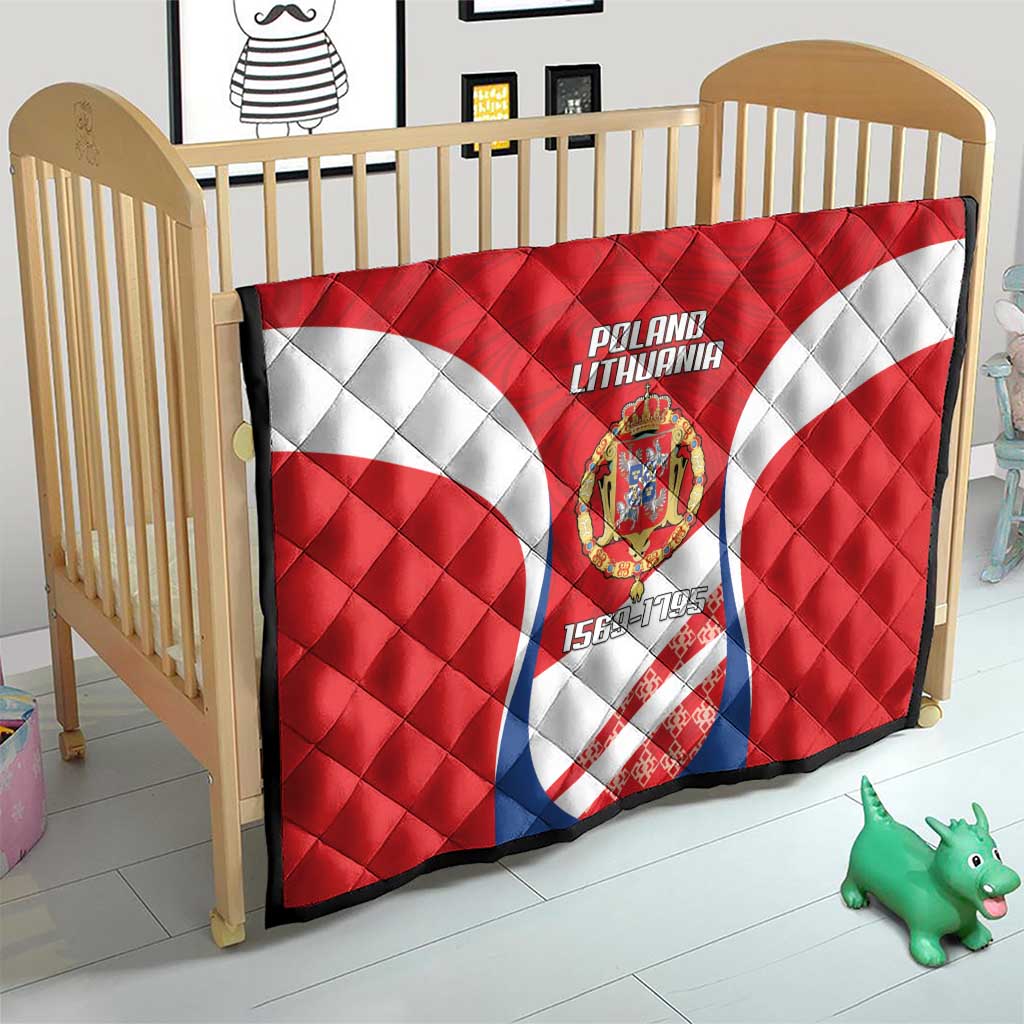 Poland-Lithuania Quilt Heraldic Eagle and Vytis Historical