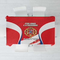 Poland-Lithuania Tablecloth Heraldic Eagle and Vytis Historical