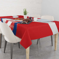 Poland-Lithuania Tablecloth Heraldic Eagle and Vytis Historical