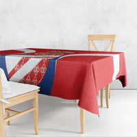 Poland-Lithuania Tablecloth Heraldic Eagle and Vytis Historical