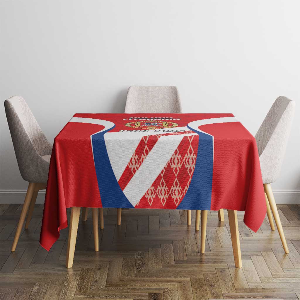 Poland-Lithuania Tablecloth Heraldic Eagle and Vytis Historical