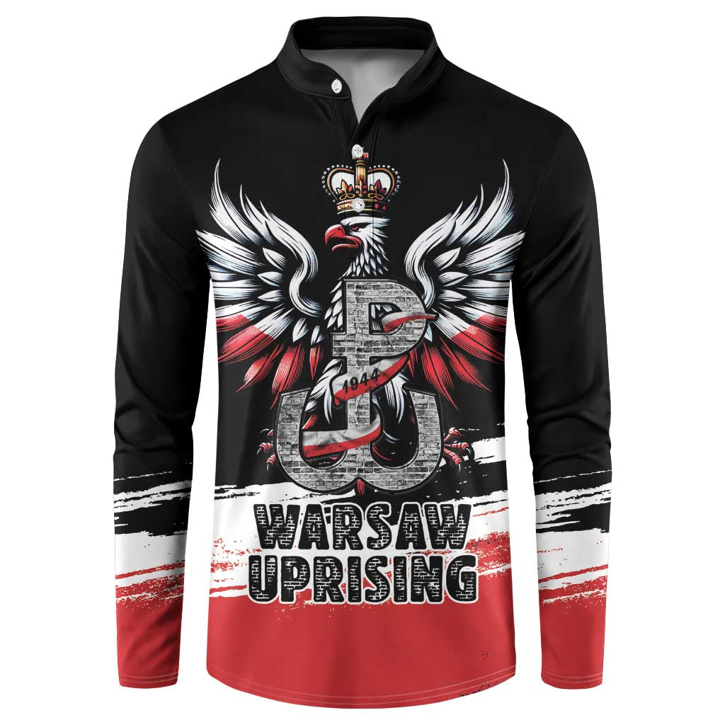 Warsaw Uprising 1944 Button Sweatshirt Polska Walczy Kotwica