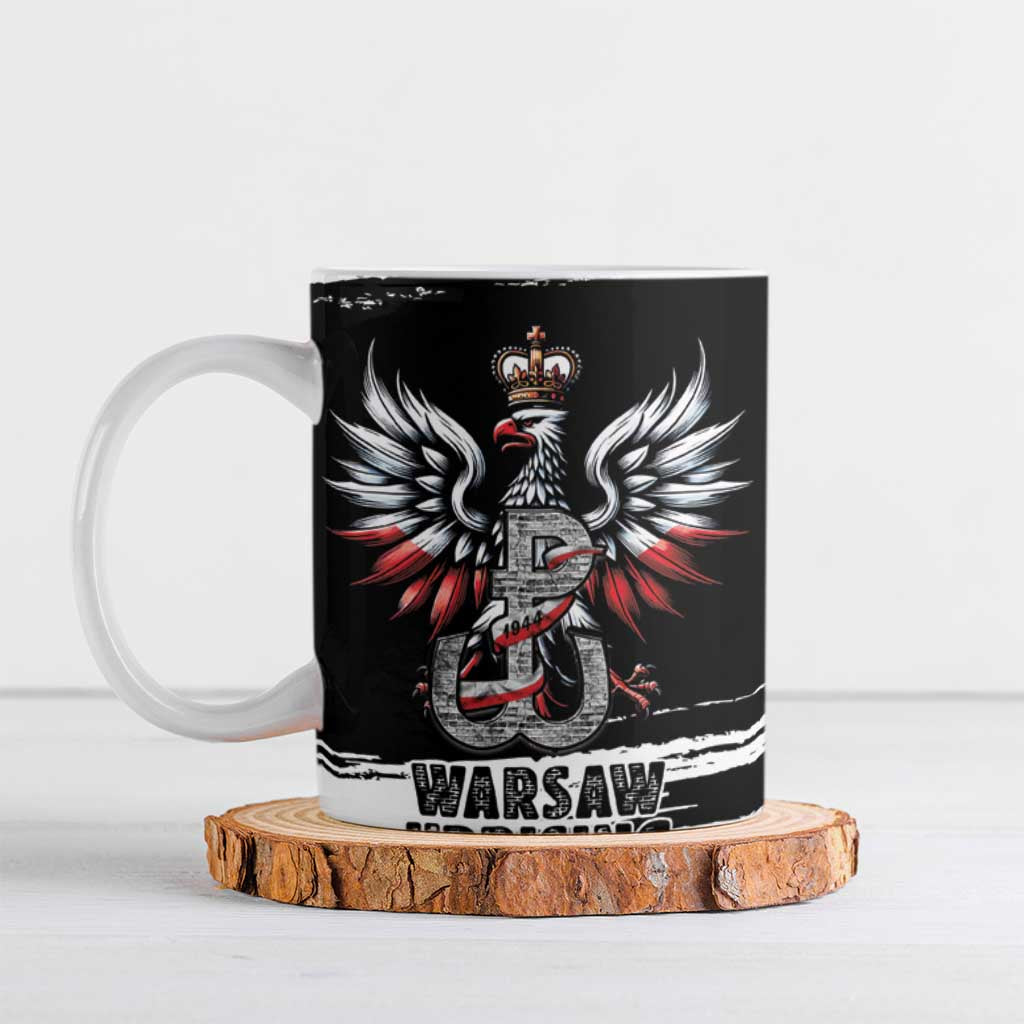 Warsaw Uprising 1944 Ceramic Mug Polska Walczy Kotwica