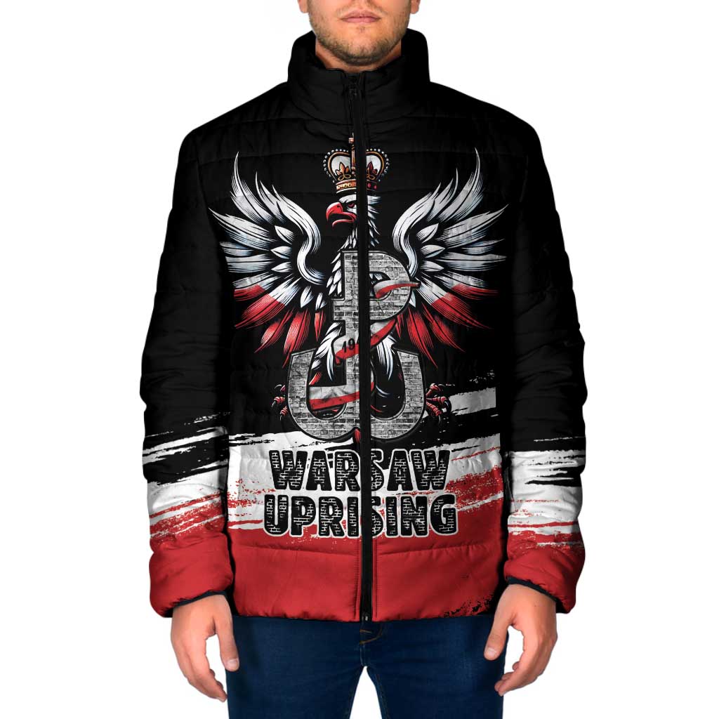Warsaw Uprising 1944 Padded Jacket Polska Walczy Kotwica