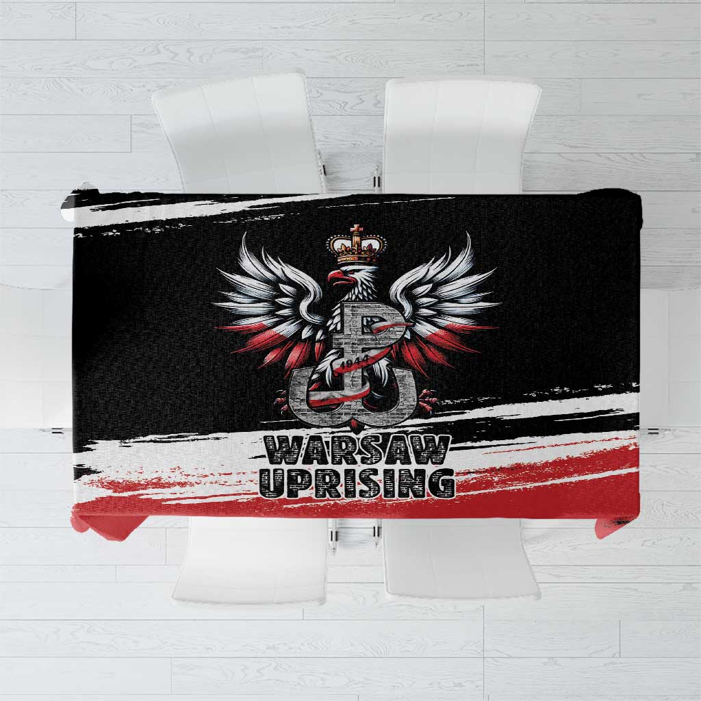 Warsaw Uprising 1944 Tablecloth Polska Walczy Kotwica