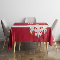 Custom Poland Rugby Tablecloth Biało-czerwoni Go Champion