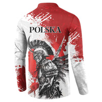 Polish Winged Hussar Button Sweatshirt Grunge Style