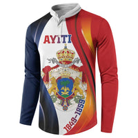 Personalized Second Empire of Haiti 1849-1859 Button Sweatshirt Dieu Ma Patrie Et Mon Epee