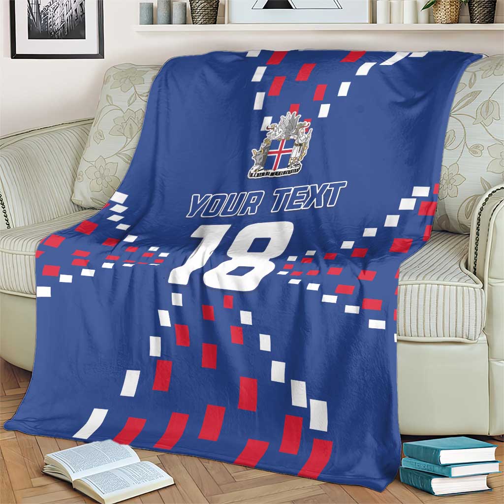 Custom Iceland Football Blanket Go Champion
