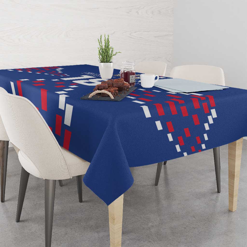 Custom Iceland Football Tablecloth Go Champion