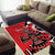 Personalized Canada Haida Eagle Area Rug Red Style - Wonder Print Shop