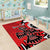 Personalized Canada Haida Eagle Area Rug Red Style - Wonder Print Shop