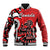 Personalized Canada Haida Eagle Baseball Jacket Red Style - Wonder Print Shop