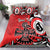 Personalized Canada Haida Eagle Bedding Set Red Style - Wonder Print Shop