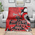 Personalized Canada Haida Eagle Blanket Red Style