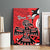 Personalized Canada Haida Eagle Canvas Wall Art Red Style - Wonder Print Shop