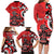 Personalized Canada Haida Eagle Family Matching Long Sleeve Bodycon Dress and Hawaiian Shirt Red Style - Wonder Print Shop