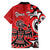 Personalized Canada Haida Eagle Family Matching Long Sleeve Bodycon Dress and Hawaiian Shirt Red Style - Wonder Print Shop