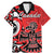 Personalized Canada Haida Eagle Family Matching Mermaid Dress and Hawaiian Shirt Red Style - Wonder Print Shop