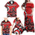 Personalized Canada Haida Eagle Family Matching Off Shoulder Maxi Dress and Hawaiian Shirt Red Style - Wonder Print Shop