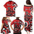 Personalized Canada Haida Eagle Family Matching Puletasi and Hawaiian Shirt Red Style - Wonder Print Shop