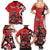 Personalized Canada Haida Eagle Family Matching Summer Maxi Dress and Hawaiian Shirt Red Style - Wonder Print Shop