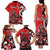 Personalized Canada Haida Eagle Family Matching Tank Maxi Dress and Hawaiian Shirt Red Style - Wonder Print Shop