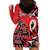 Personalized Canada Haida Eagle Hoodie Dress Red Style - Wonder Print Shop